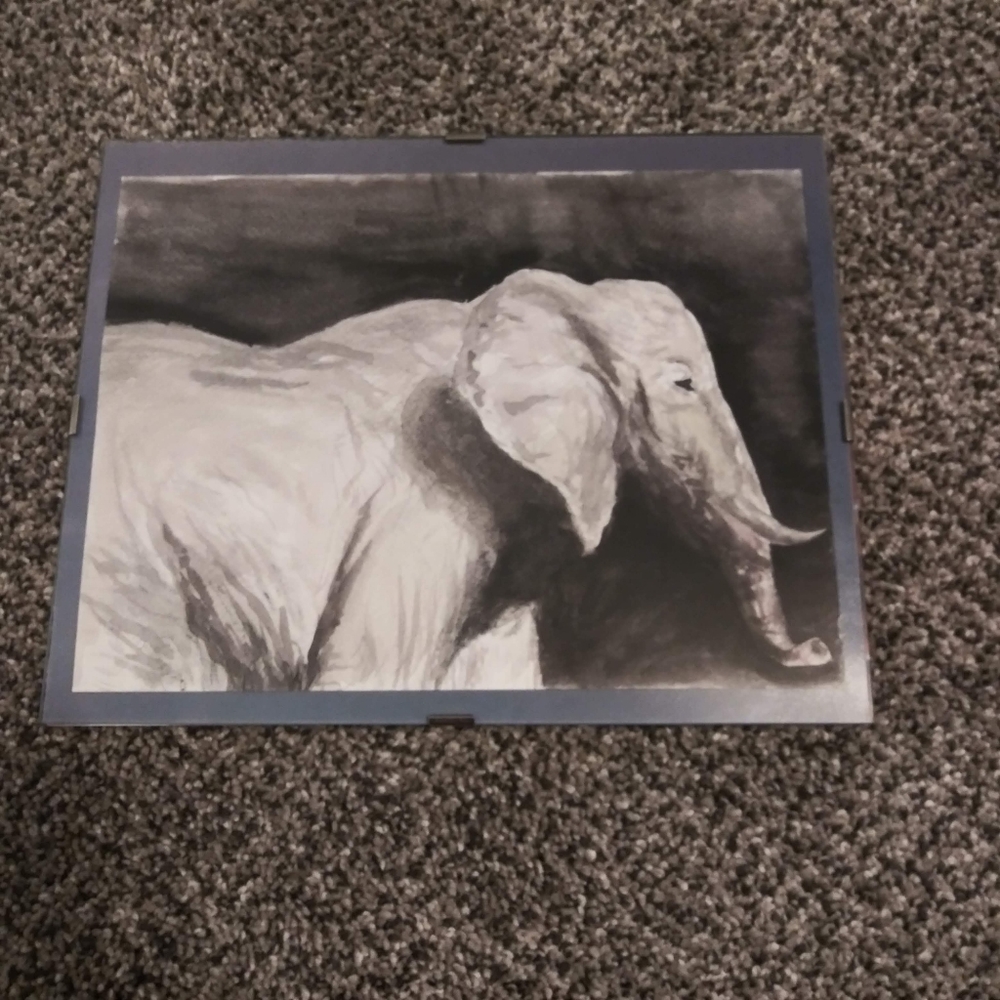 Original Watercolor Painting Elephant Wall Art Watercolors - Picture 8 of 13